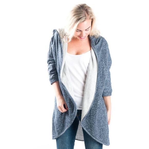 French Terry Kimono Cardigan - Picture 3 of 3